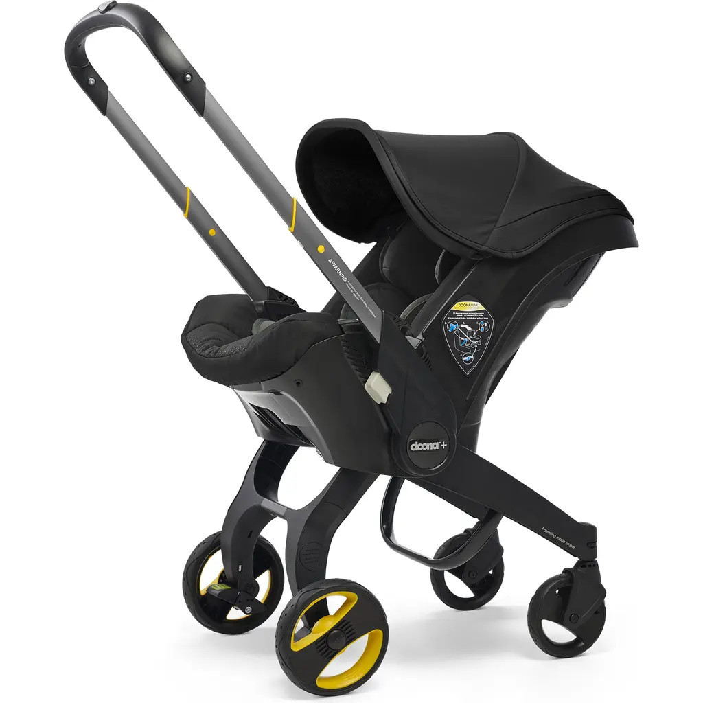 Doona Convertible Infant Car Seat/Compact Stroller System with Base in Nitro Black at Nordstrom | Nordstrom