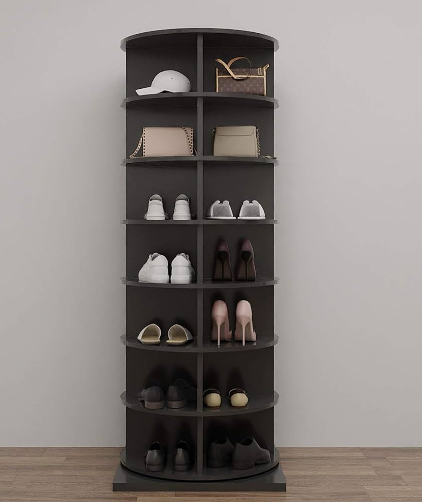 Revolving Shoe Rack Rotating Shoe Rack Shoe Organizer Shoe Storage 360 Degree Shoe Rack 7 Tier Ro... | Amazon (US)