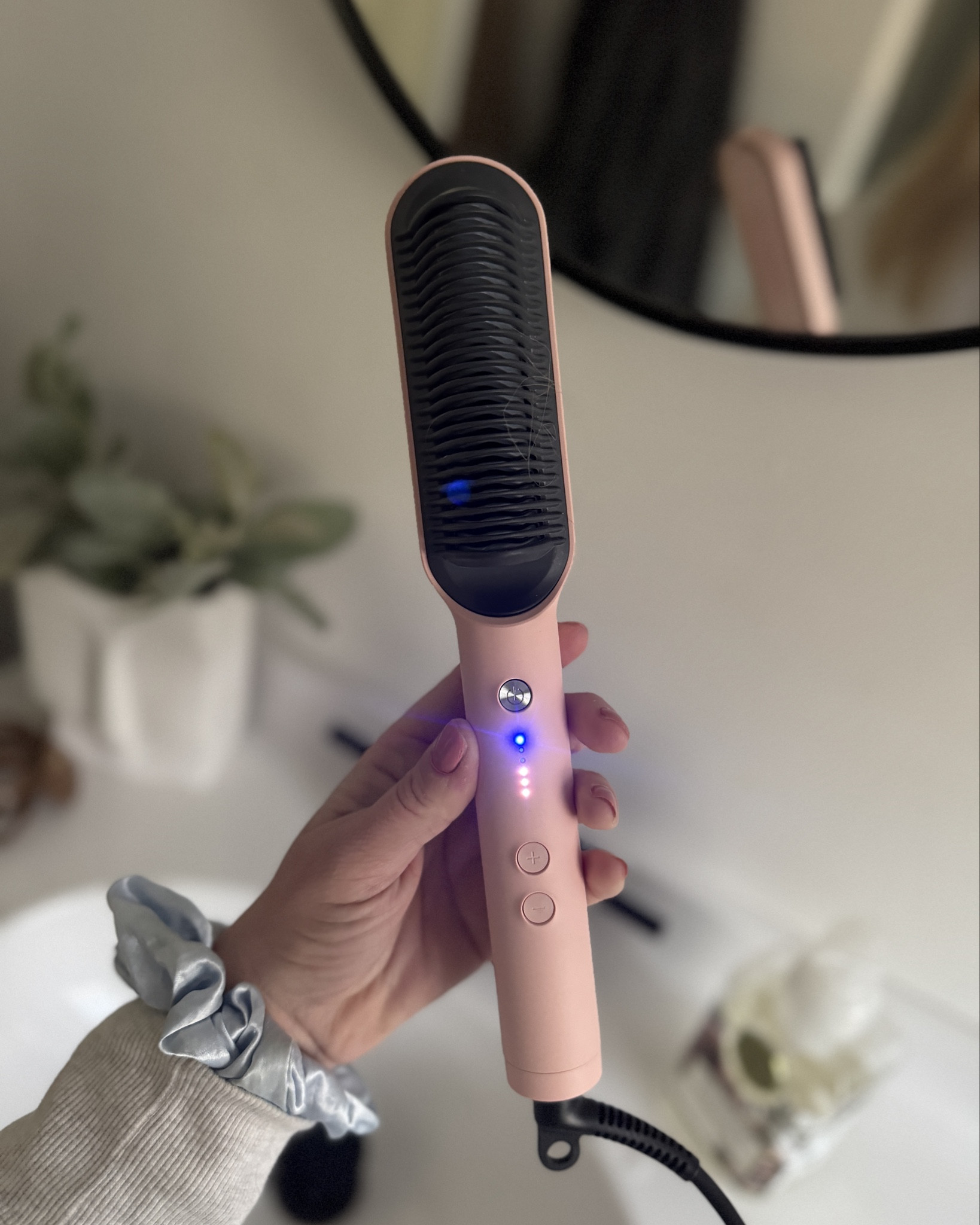 Hair straightening brush. Literally my go to for hair that needs to be tamed. Works amazing and even my daughter uses it on her own.

#LTKBeauty #LTKselfcare #LTKValentine
