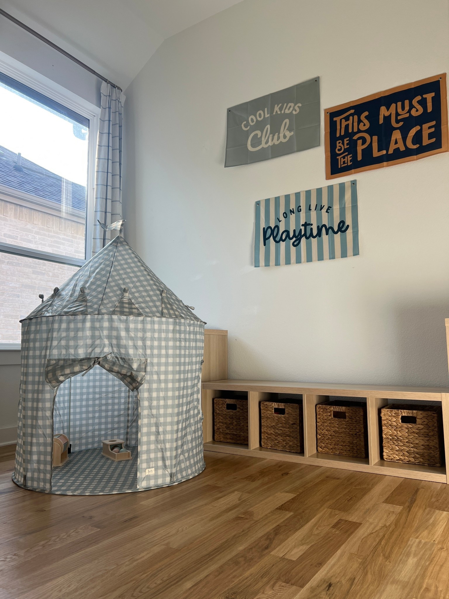 Before we added the rug and baskets but great simple basics to make your playroom special for your lil ones! 

#LTKFamily #LTKHome #LTKKids