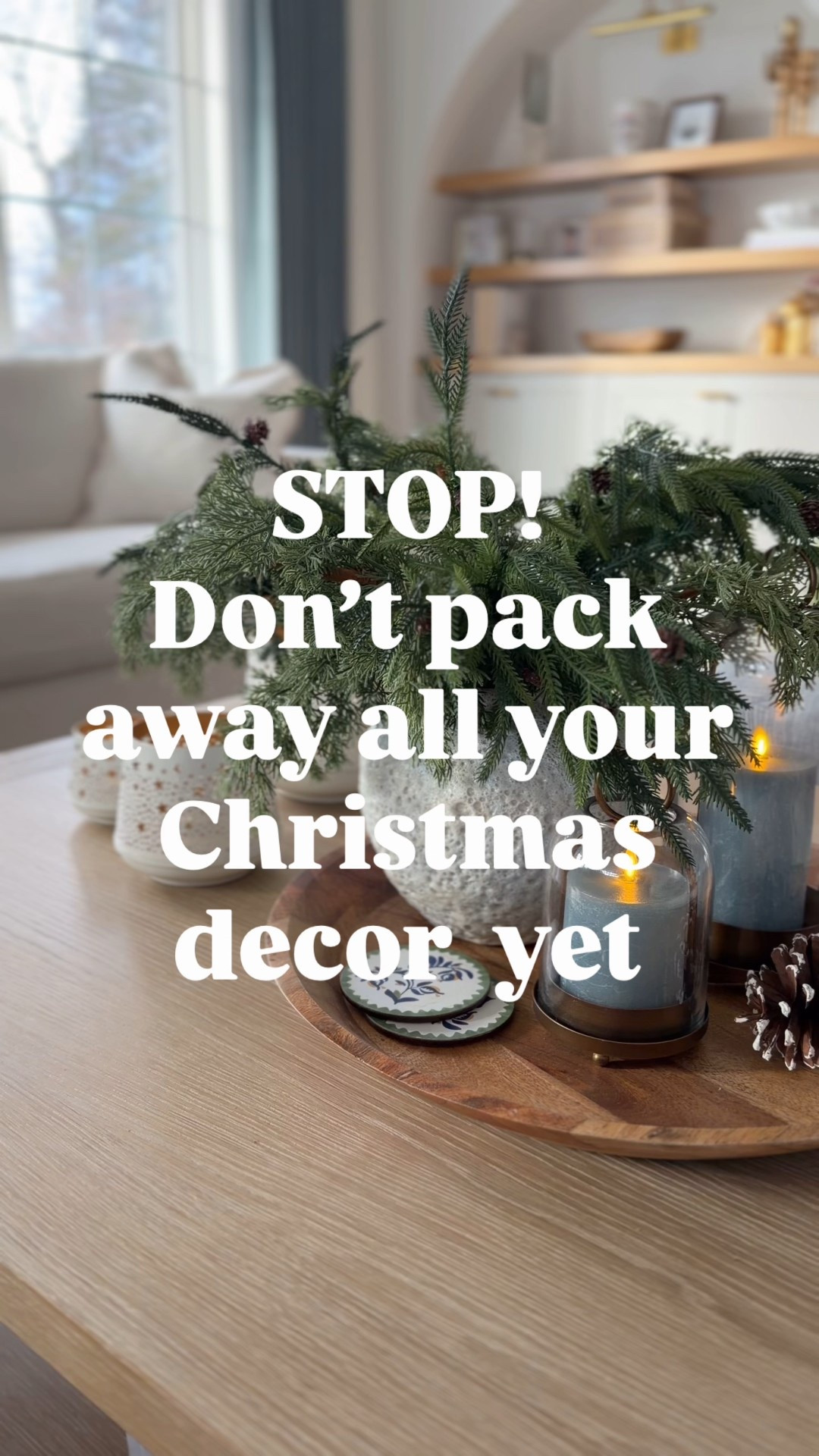 A simple tip to transition your Christmas decor to winter decor 

#LTKHoliday #LTKHome #LTKSeasonal