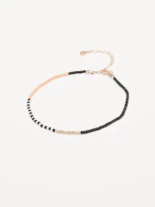 Gold-Plated Beaded Anklet for Women | Old Navy (US)