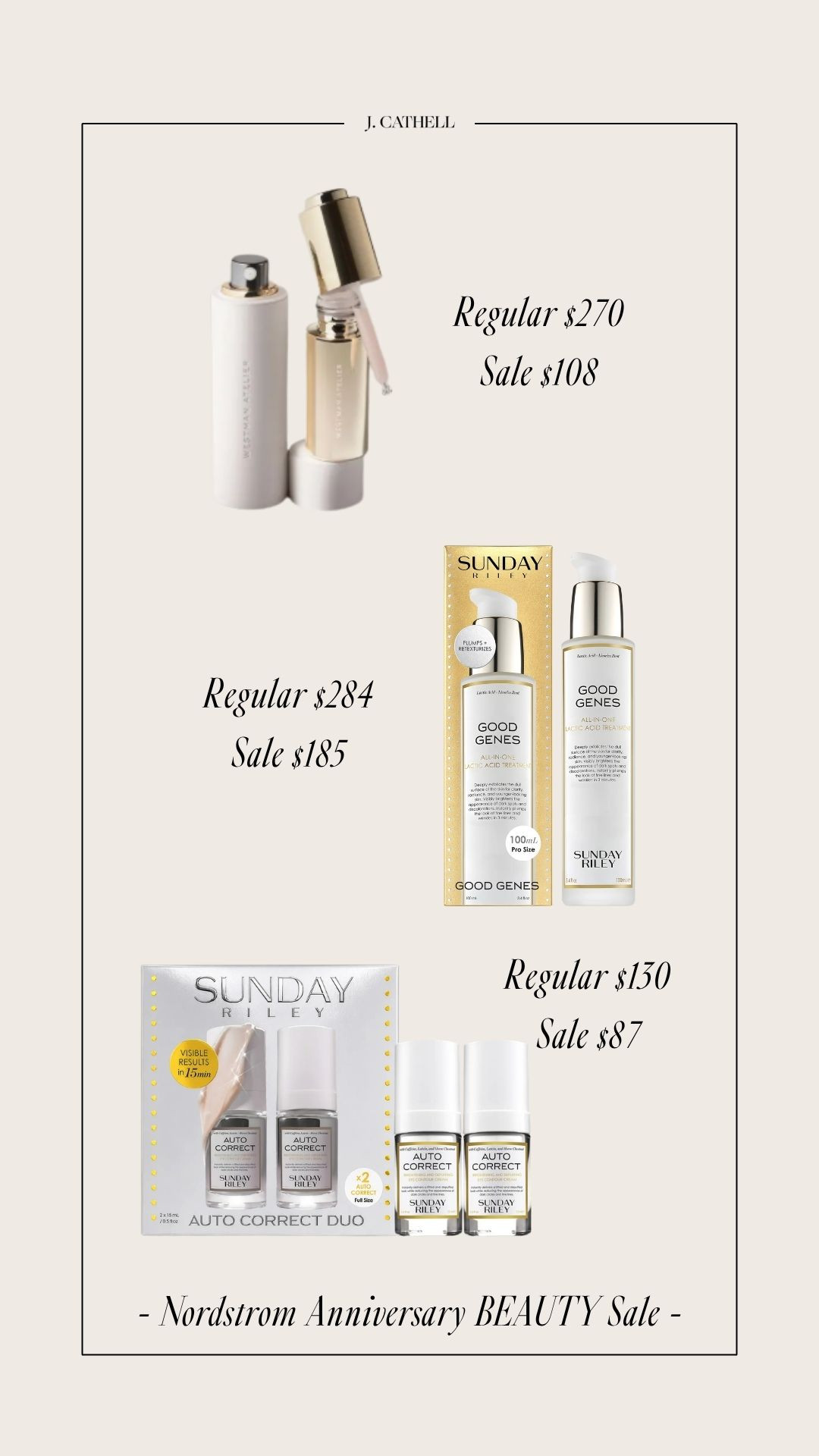 ✨ The beauty deals I wait for all year are finally here. From skincare and haircare favorites to makeup essentials and luxurious beauty sets, these are the products I actually use, love, and stock up on during the Nordstrom Anniversary Sale.

Whether you're refreshing your routine or trying something new, this is one of the best times to save on premium beauty brands that rarely go on sale. Trust me—these favorites won't stay in stock for long.

Tap to shop my top beauty picks before they're gone. 💄🤍 #LTKSaleAlert #NordstromAnniversarySale #BeautyFavorites #SkincareRoutine #HaircareEssentials #LTKBeauty 

 #LTKOver40 #LTKSaleAlert #LTKBeauty