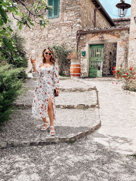 What i wore for our Tuscany winery tour 

Winery tour 
Summer dress
Vacation dress
Floral dress
Midi length dress
Amazon dress
Wedding guest dress


#LTKWedding #LTKStyleTip #LTKFindsUnder50