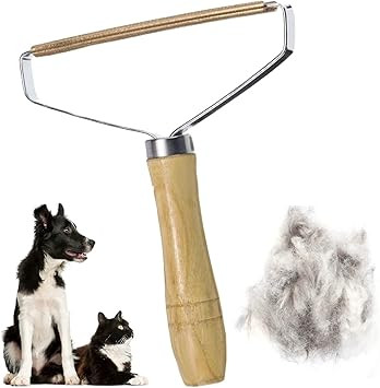 Reusable Cat Hair Remover - Special Dog Hair Remover Multi Fabric Edge and Carpet Scraper by - Ea... | Amazon (US)