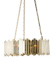 POOKY LIGHTING
26.75in Melvillous Chandelier
$499.99  Compare At $650 
help
You’re saving $150! help
Color:Gold

Size:OS
OS


 
Free shipping on all orders of $89+ Use code SHIP89 >
Returns are free in store and easy by mail.
Exclusions apply.>  
Product Details click to collapse contents

Requires 6 bulbs (not included), mirror inlay, gold tone hardware, hardwiring required, ul listed
Maximum: 25w bulb, type B
Lamp: 26.75in D x 8in H, 6.5ft chain length
Metal
Imported
Not returnable in store
Style #:1001035409
Shop Related Categories
HOME  LIGHTING  FURNITURE & LIGHTING  NEW ARRIVALS
These Finds Are So You
Add this product to your favorites

VISUAL COMFORT
original price:499.99
Compare At compare at price: $1240.00
Add this product to your favorites

CHAPMAN & MYERS
original price:499.99
Compare At compare at price: $1240.00
Add this product to your favorites

FORTY WEST
original price:59.99
Compare At compare at price: $105.00
Add this product to your favorites

HUDSON VALLEY LIGHTING
original price:599.99
Compare At compare at price: $1485.00
Add this product to your favorites

REVEAL DESIGNER
original price:199.99
Compare At compare at price: $600.00
Add this product to your favorites

REVEAL DESIGNER
sale price:199.00
Compare At compare at price: $725.00
Add this product to your favorites

REGINA ANDREW
original price:199.99
Compare At compare at price: $375.00
Add this product to your favorites

REVEAL DESIGNER
original price:199.99
Compare At compare at price: $600.00
Add this product to your favorites

REVEAL DESIGNER
original price:1299.99
Compare At compare at price: $1650.00
Add this product to your favorites

VISUAL COMFORT
original price:299.99
Compare At compare at price: $745.00
Add this product to your favorites

ALEXA HAMPTON
sale price:199.00
Compare At compare at price: $799.00
Add this product to your favorites

VISUAL COMFORT
original price:299.99
Compare At compare at price: $745.00
Frequently Bought Together
Add this product to your favorites

JUICY COUTURE
original price:39.99
Compare At compare at price: $70.00
Add this product to your favorites

REVEAL DESIGNER
original price:29.99
Compare At compare at price: $60.00
Add this product to your favorites

DISCOVERY MINDBLOWN
original price:12.99
Compare At compare at price: $20.00
Add this product to your favorites

LONDON FOG
original price:99.99
Compare At compare at price: $160.00
Add this product to your favorites

LORENA CANALS
original price:149.99
Compare At compare at price: $214.00
Add this product to your favorites

LONDON FOG
original price:79.99
Compare At compare at price: $120.00
Add this product to your favorites

LONDON FOG
original price:89.99
Compare At compare at price: $140.00
Add this product to your favorites

VOLCOM
original price:14.99
Compare At compare at price: $25.00
Add this product to your favorites

IT LUGGAGE
original price:59.99
Compare At compare at price: $99.00
Add this product to your favorites

TRAVELERS CHOICE
original price:79.99
Compare At compare at price: $129.00
Add this product to your favorites

CHAMPION
original price:9.99
Compare At compare at price: $14.00
Add this product to your favorites

L SPACE
original price:16.99
Compare At compare at price: $28.00
Recently Viewed
Add this product to your favorites

OBEETEE
original price:299.99
Compare At compare at price: $429.00
Add this product to your favorites

LABEL J
original price:69.99
Compare At compare at price: $100.00
Add this product to your favorites

LOLOI
original price:279.99
Compare At compare at price: $400.00
Add this product to your favorites

MADE IN INDIA
original price:79.99
Compare At compare at price: $110.00
Add this product to your favorites

REVEAL DESIGNER
original price:129.99
Compare At compare at price: $175.00
Add this product to your favorites

PETAL LANE
original price:12.99
Compare At compare at price: $35.00
 | TJ Maxx