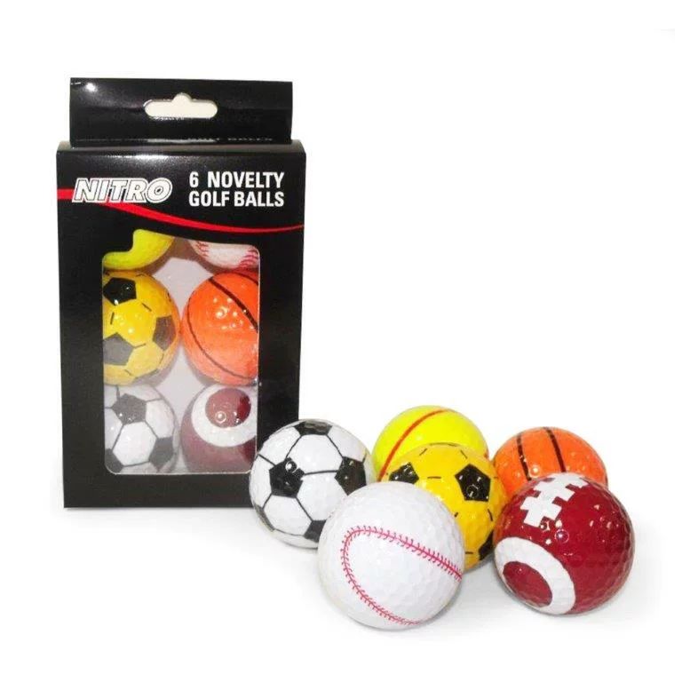 Nitro Golf Golf Balls, Assorted Colors, 6 Pack - Walmart.com | Walmart (US)