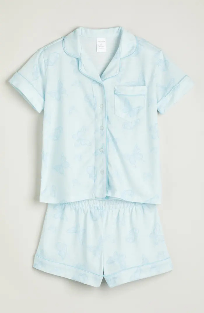 Nordstrom Kids' Print Two-Piece Short Pajamas | Nordstrom | Nordstrom