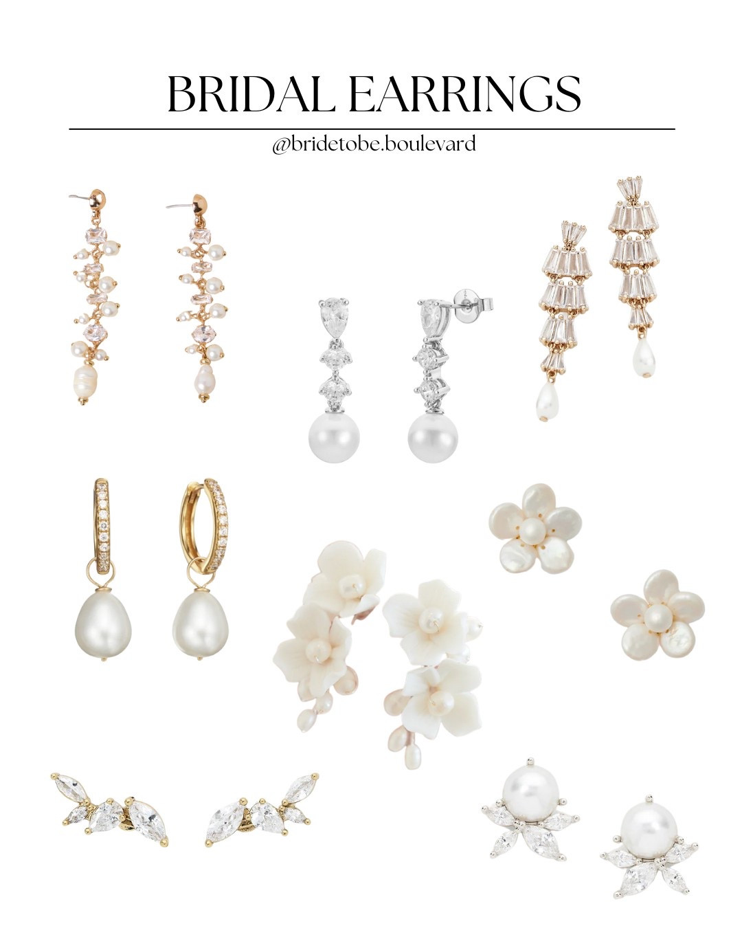 💎 Bridal Earrings to Shine In 💎 From classic pearl studs to shimmering drop earrings, gold accents to delicate silver details—these styles are the perfect touch for every bridal event. Whether you’re saying “I do” or dancing the night away, these earrings add the perfect sparkle! ✨👰 #BridalJewelry #WeddingAccessories #BrideToBe #LTKBridal

#LTKStyleTip #LTKParties #LTKWedding