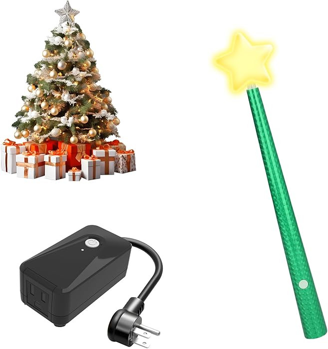 Christmas Tree Remote Control Outlet With Music for Decorative String Lights - Ideal Switch Gift ... | Amazon (US)