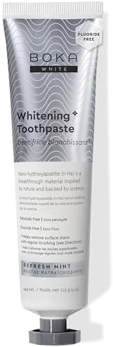 Boka Fluoride Free Toothpaste, Nano Hydroxyapatite Toothpaste, Appropriate for Sensitive Teeth, f... | Amazon (US)