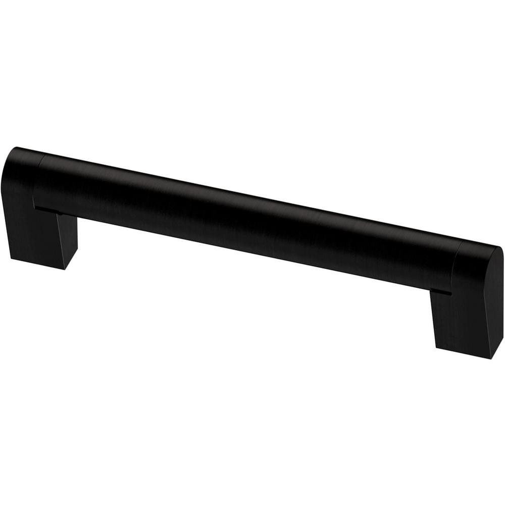 Liberty Stratford Bar 5-1/16 in. (128 mm) Matte Black Cabinet Pull | The Home Depot