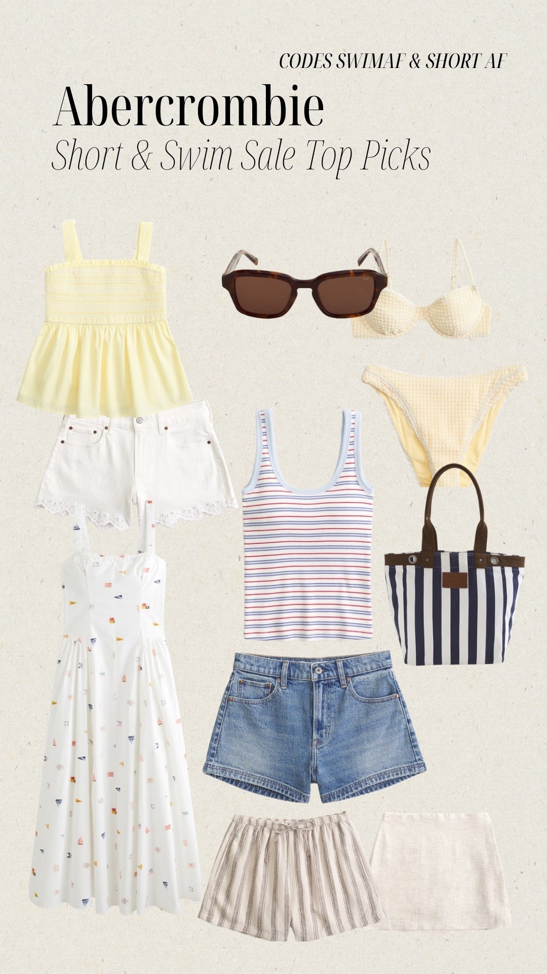 Abercrombie is having a major sale 

25-40% off swim and shorts 
25% off almost everything else! 

Also use codes SWIMAF or SHORTSAF for an extra 15% off 

These are my top picks but there's so many cute finds on the site right now!

#LTKcanada #LTKsummer #LTKsale