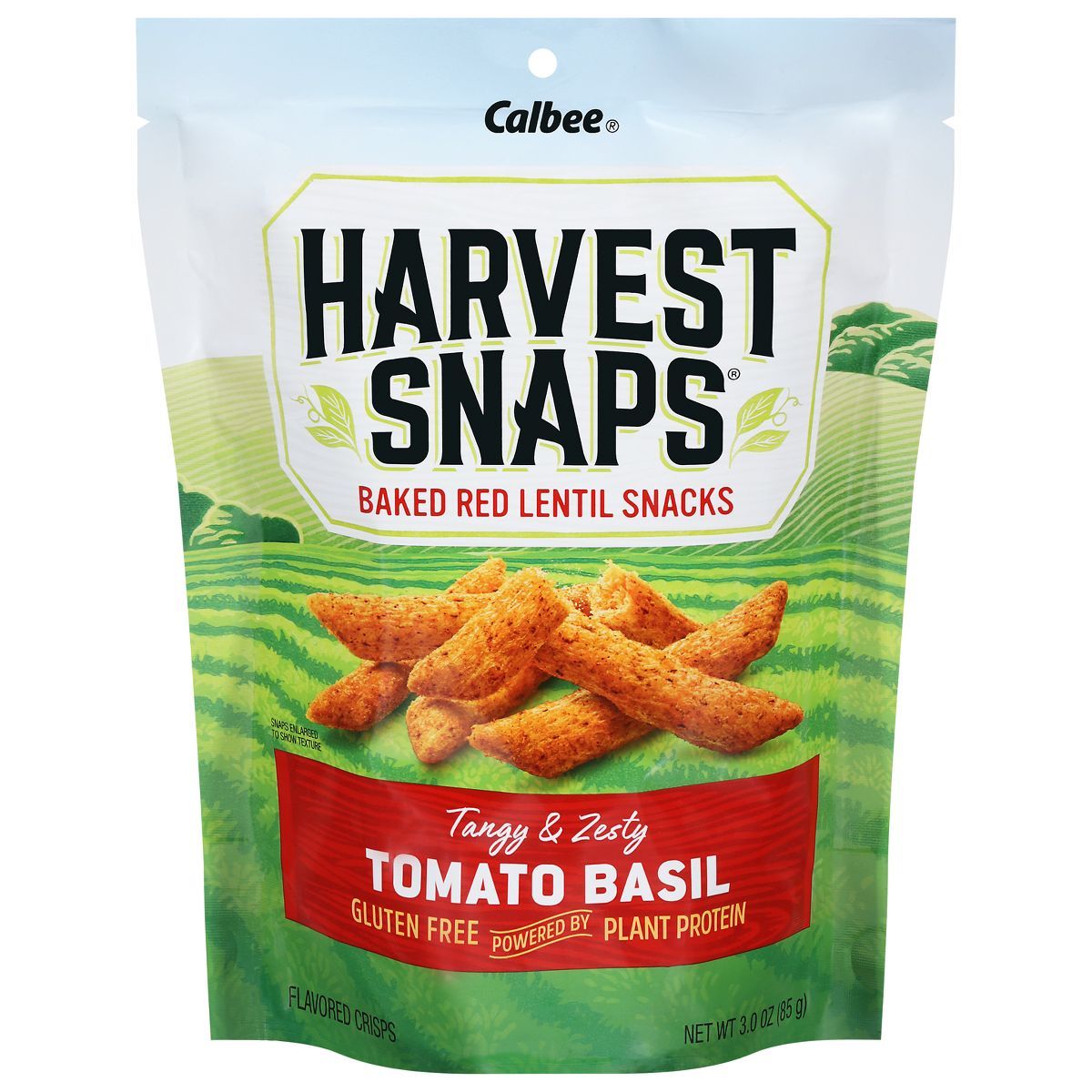 Harvest Snaps Red Lentil Snack Crisps Tomato Basil - 3oz | Target