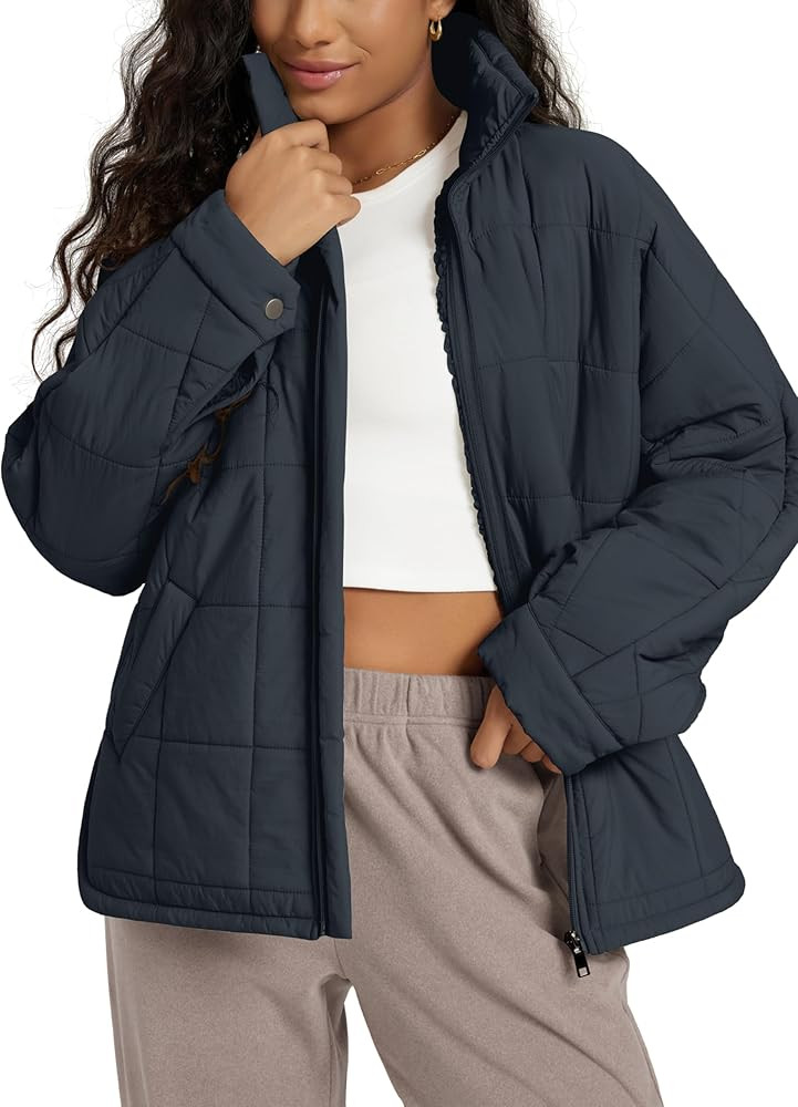 ODODOS Women's Sherpa Lined Insulated Jacket Full Zip Split Hem Long Sleeve Coat Winter Warm Oute... | Amazon (US)