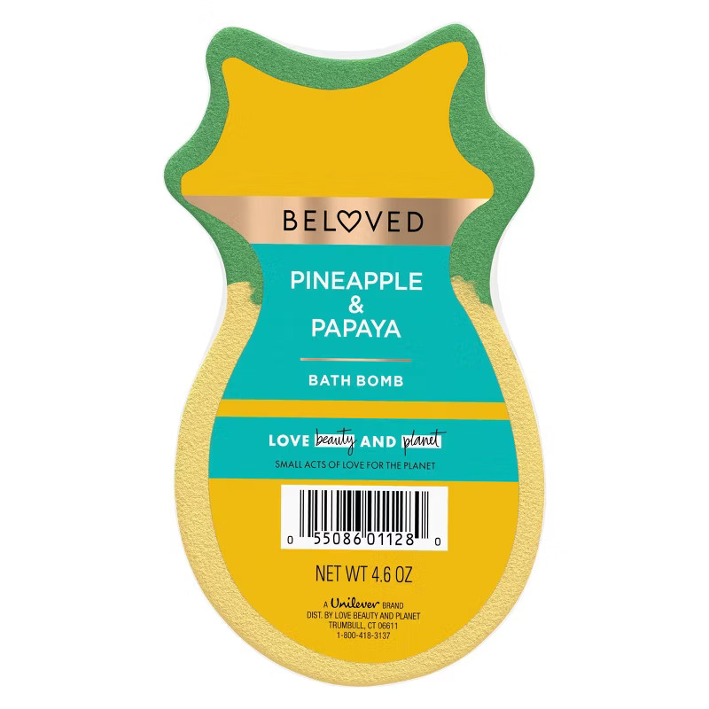 Beloved Pineapple & Papaya Bath Bomb - 4.6oz | Target