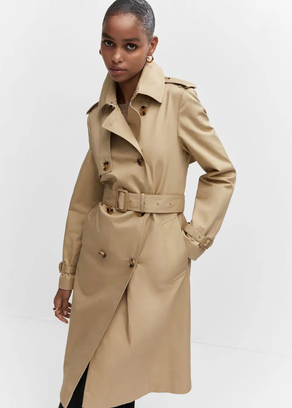 Classic trench coat with belt -  Women | Mango USA | MANGO (US)