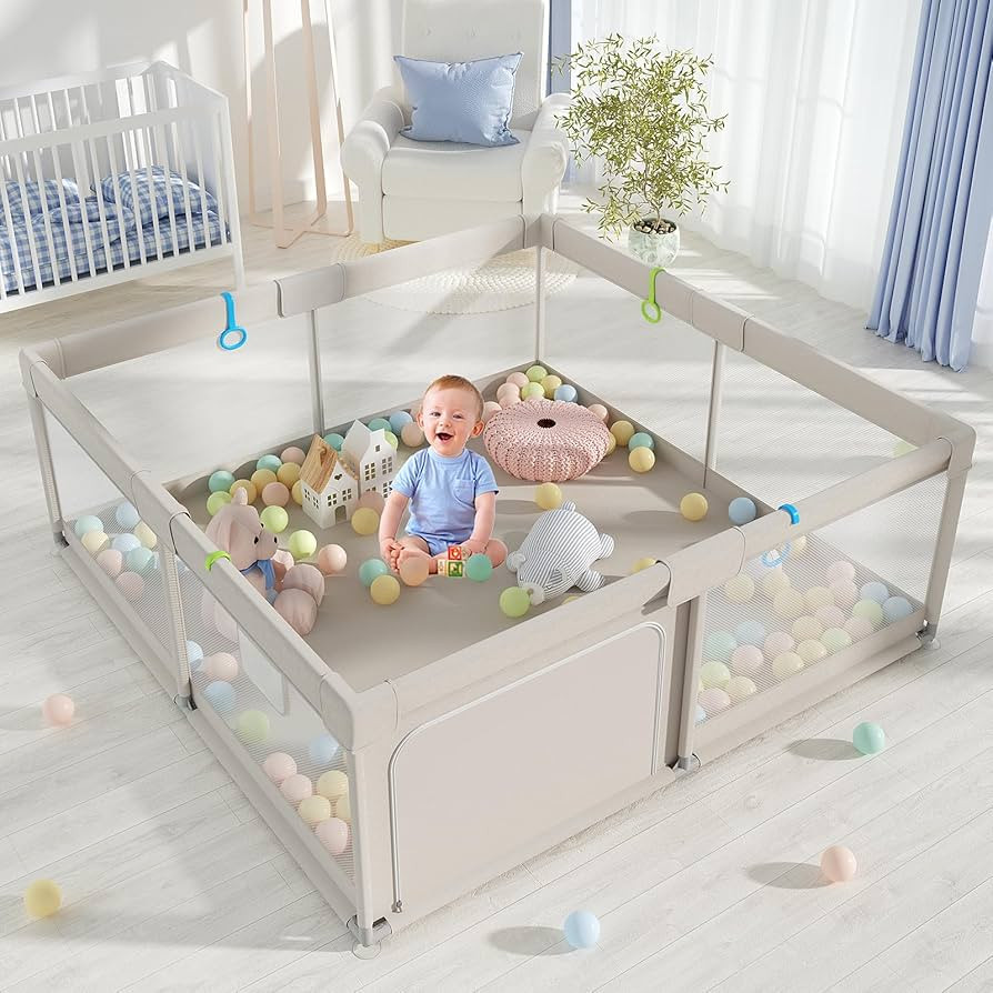 Corralito para bebés, corralito para bebés y niños pequeños, corralito extra grande, corralit... | Amazon (US)