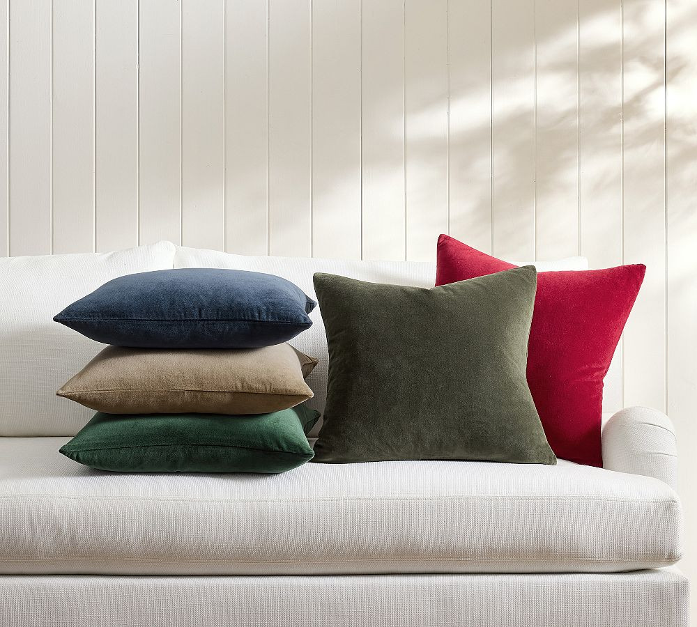 Everywhere Velvet Pillow Cover | Pottery Barn (US)