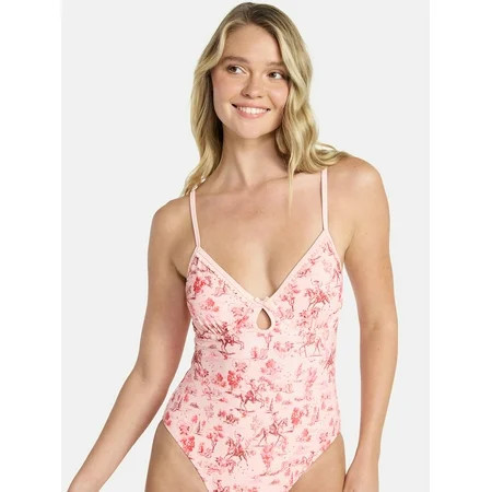 No Boundaries Underwire One-Piece Swimsuit Women s XXS-XXL | Walmart (US)