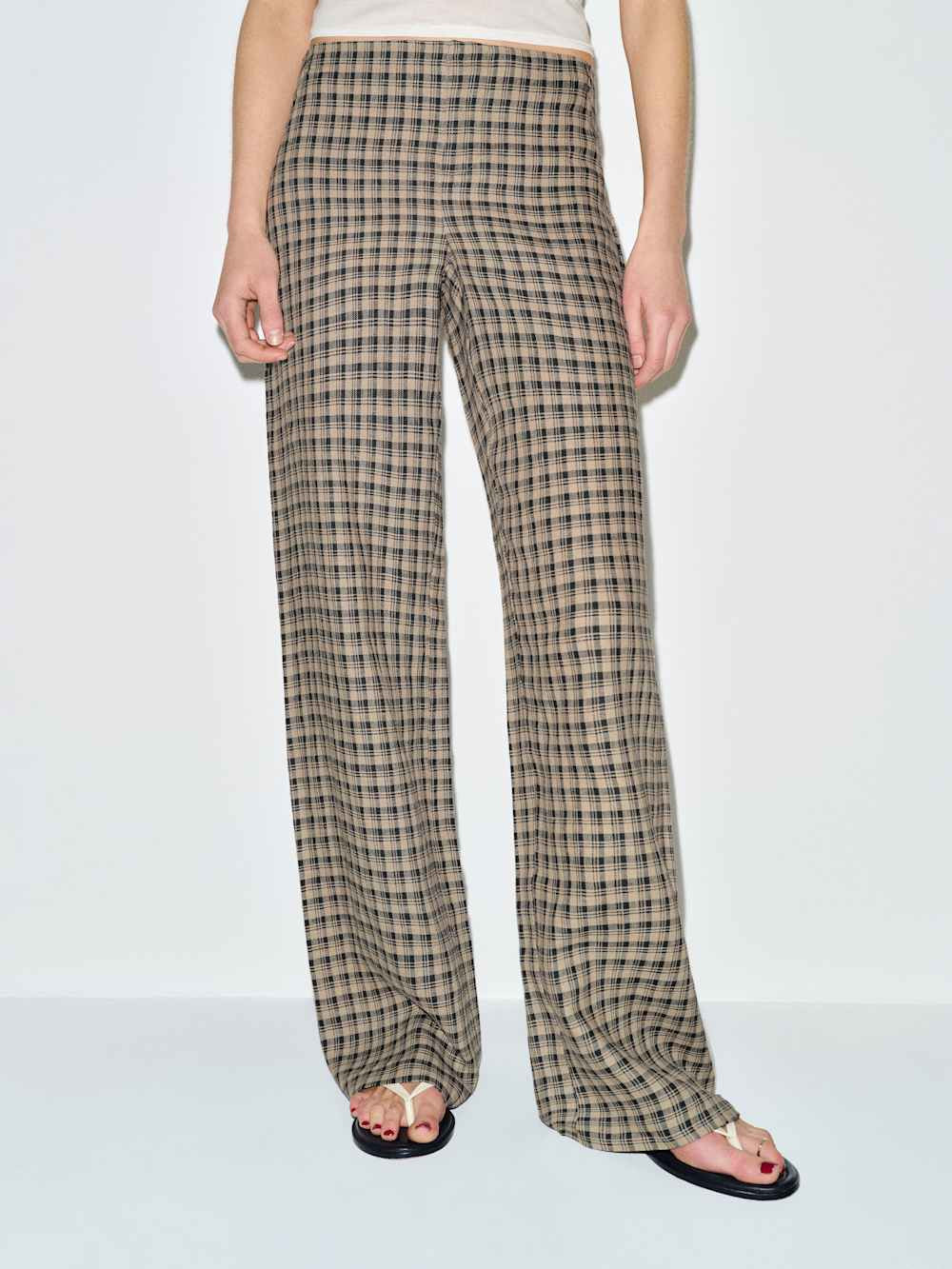 Vida Linen Low Rise Pant | Reformation (Global)