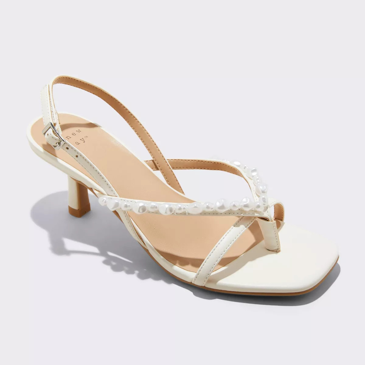 Women's Marin Thong Heels with Memory Foam Insole - A New Day™ | Target