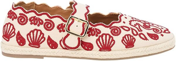Coconuts by Matisse Womens Ariana Mary Jane Flats Casual - Red | Amazon (US)