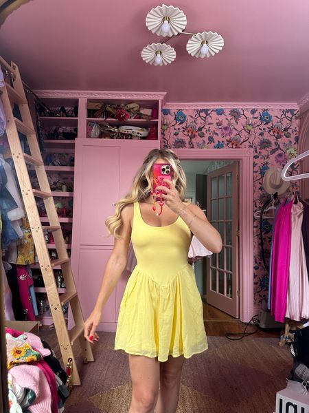 Drop waist mini dress ur an outfitters butter yellow wearing size xs

#LTKSeasonal #LTKFindsUnder100