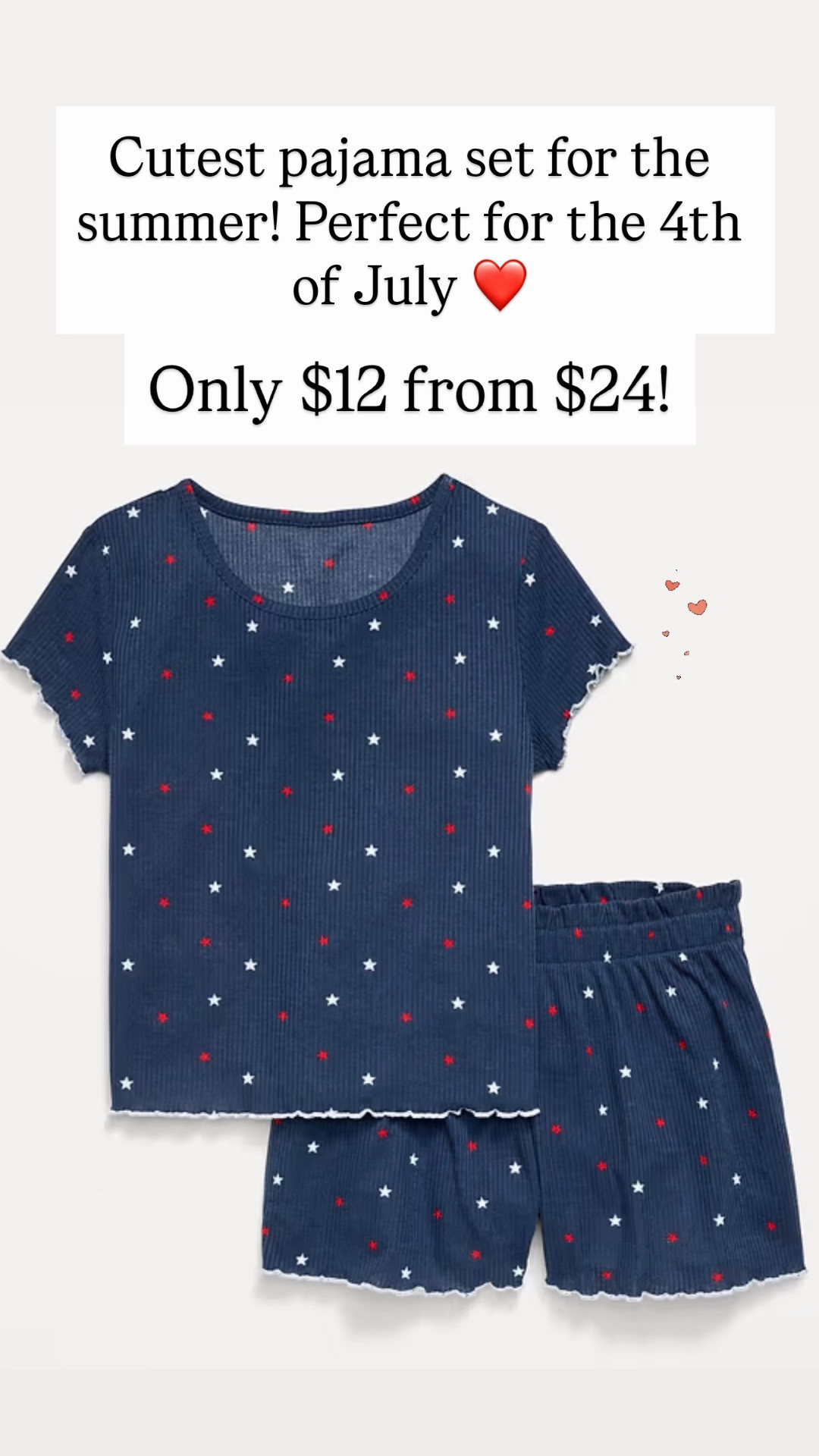 Pajama Top and Shorts Set for Girls are $12 from $24

#LTKKids #LTKSaleAlert