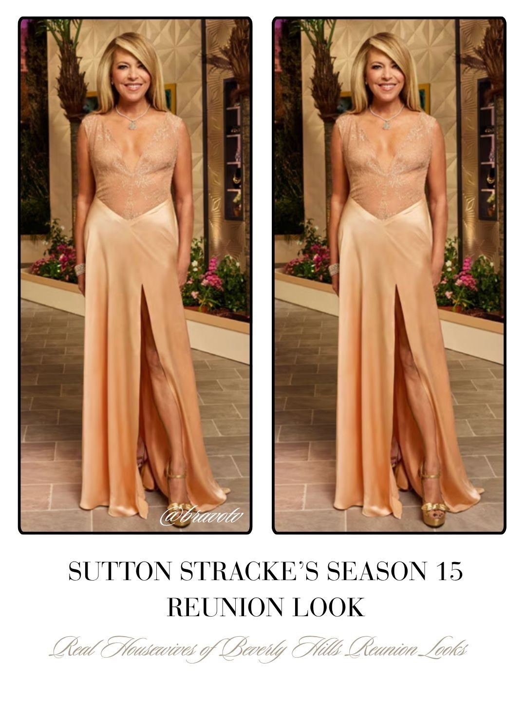 Sutton Stracke’s Season 15 Reunion Look is by Polatteu // Shop Similar  📸 + Info: Bravo TV 