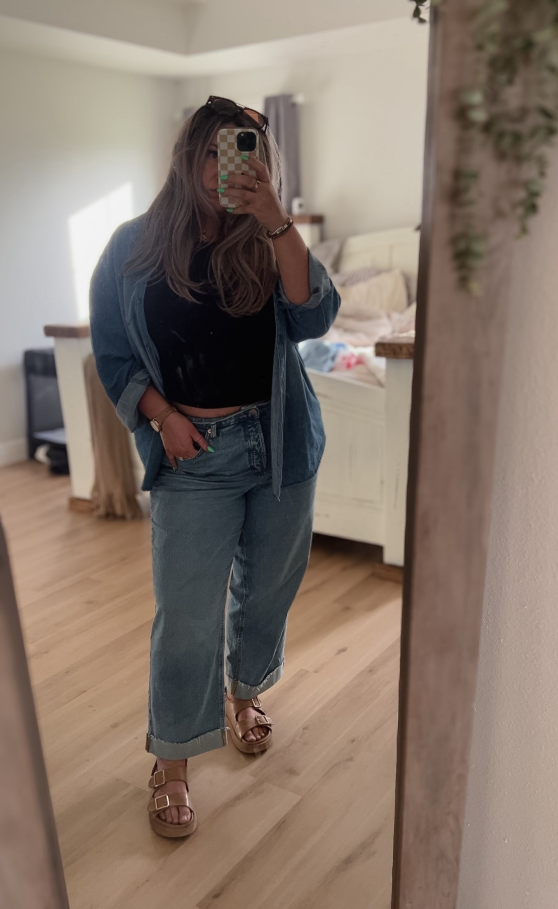 Who doesn’t love a denim on denim moment? ✨The perfect transition outfit for the upcoming Fall season! 🍂

#LTKStyleTip #LTKPlusSize