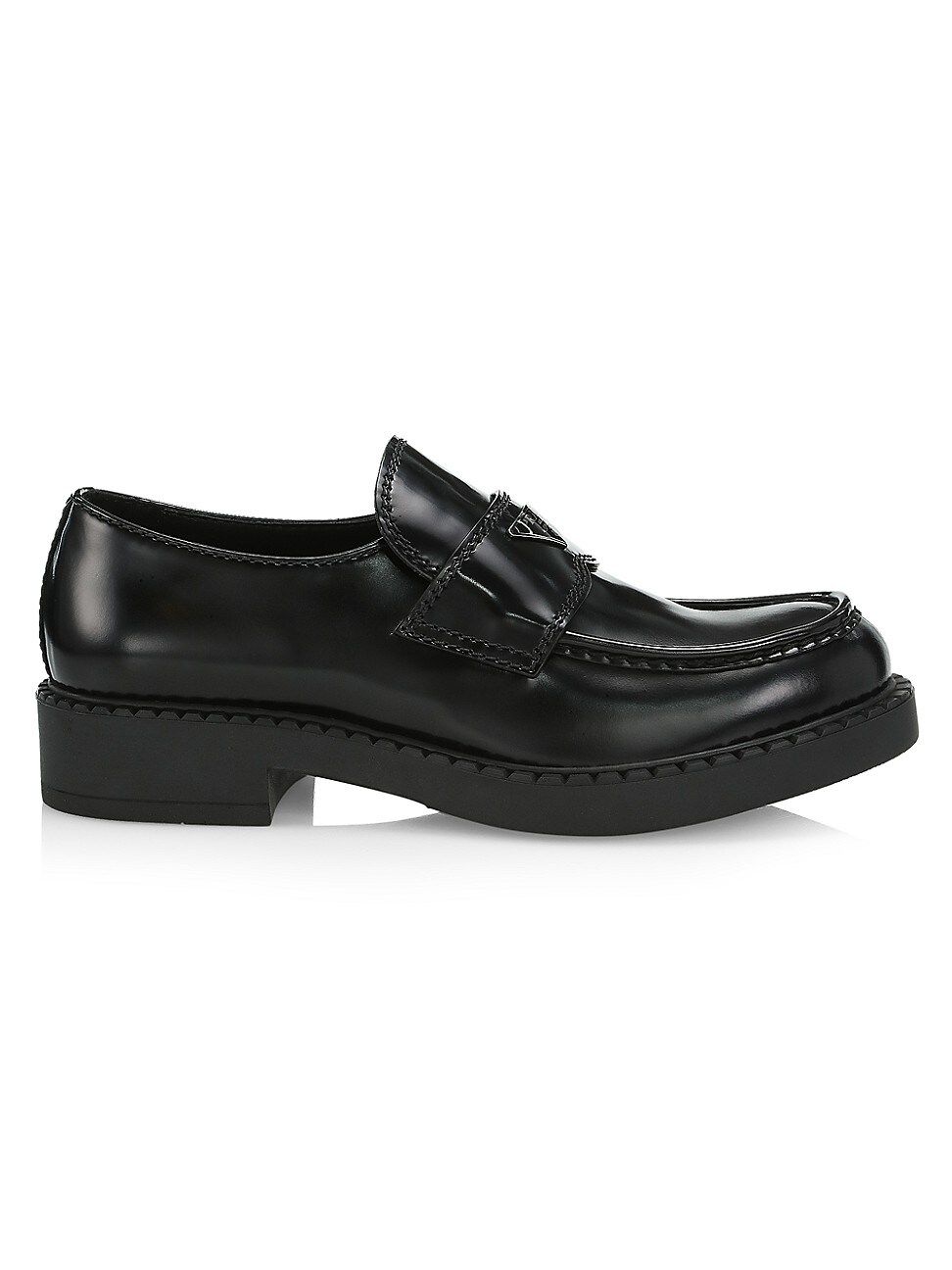 Spazzolato Leather Loafers | Saks Fifth Avenue