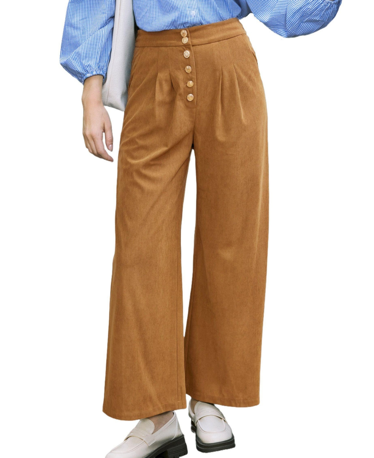 Cupshe Women's Downtown Moves Khaki Pants - Orange | Macy's