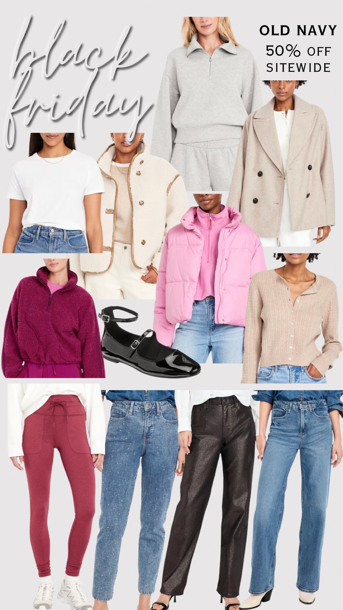 50% off everything at old navy! 