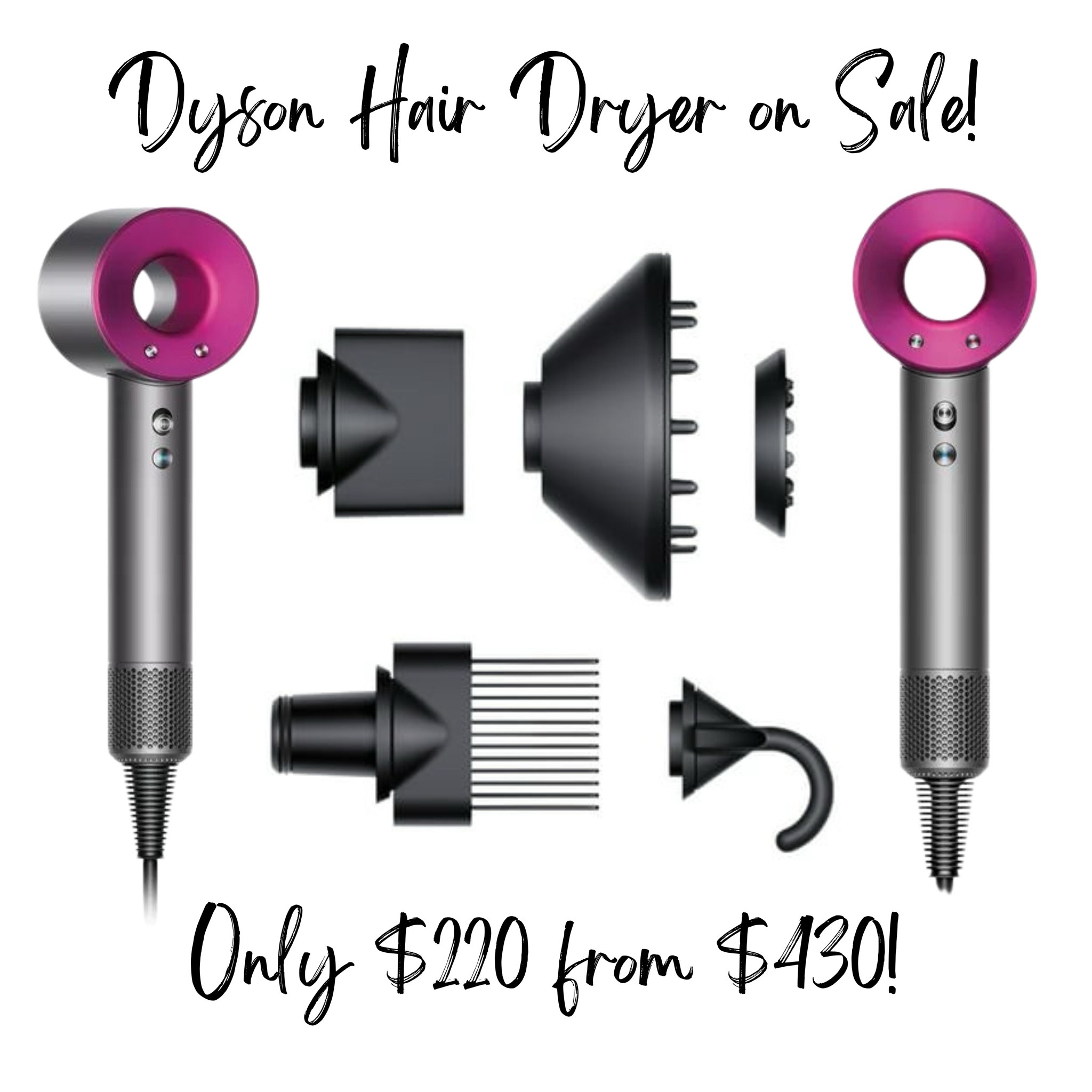 I found the Dyson Supersonic Hair Dryer on major sale! Only $220 from &430!

These are refurbished but they come with a warranty and are like brand new!! They could have had a scratch and had the casing replaced and would be considered refurbished. 

Dyson sale, Dyson dryer, Dyson airwrap, Walmart beauty 

#LTKstyletip #LTKsalealert #LTKbeauty