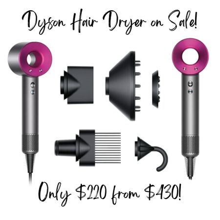 I found the Dyson Supersonic Hair Dryer on major sale! Only $220 from &430!

These are refurbished but they come with a warranty and are like brand new!! They could have had a scratch and had the casing replaced and would be considered refurbished. 

Dyson sale, Dyson dryer, Dyson airwrap, Walmart beauty 

#LTKstyletip #LTKsalealert #LTKbeauty