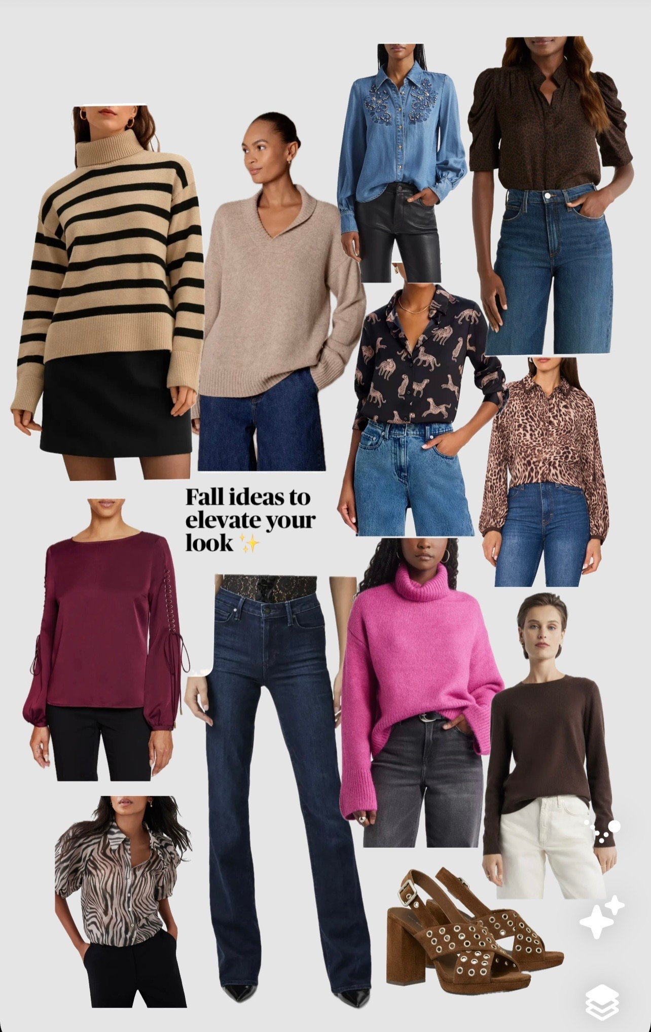 Lets elevate your fall wardrobe with some fun tops and sweaters! These all can be styled with a dark or black denim jean! Had to throw in the cute studded Tory Burch sandals! So cute!!!! 

#LTKSaleAlert #LTKSeasonal #LTKStyleTip