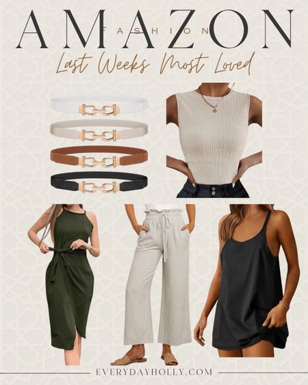 Amazon Fashion Finds 

Maxi Dress  Skinny belts  Romper  Spring Fashion  Travel Outfit  EverydayHolly  Nashville Outfit  Neutral fashion  Workwear style 

#LTKtravel #LTKstyletip #LTKGiftGuide