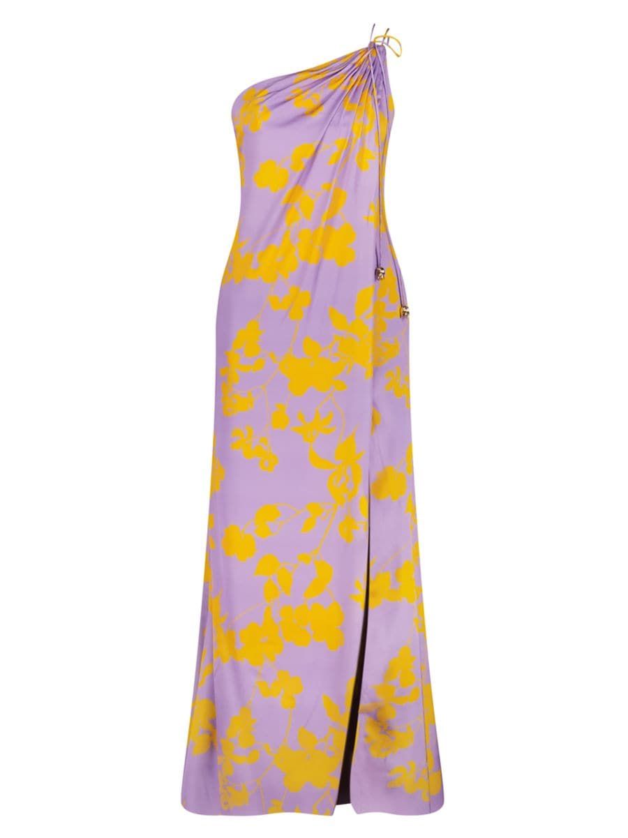 Floral One-Shoulder Maxi Dress | Saks Fifth Avenue