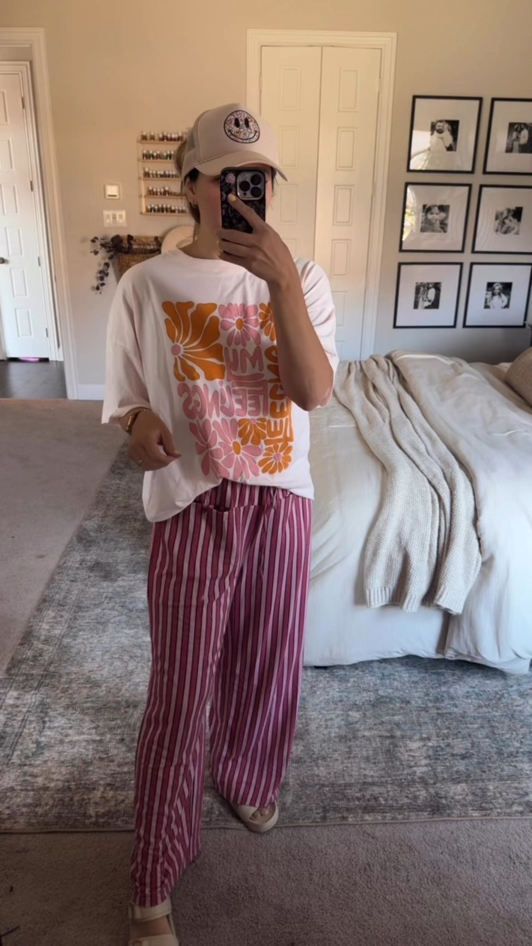 These Amazon flowy striped pants are 10/10 so comfortable and soft! They feel like pajamas and make the cutest, comfiest outfit 

#LTKFindsUnder50 #LTKStyleTip