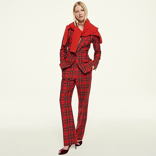 Willa blazer in Good Tidings plaid wool | J. Crew US