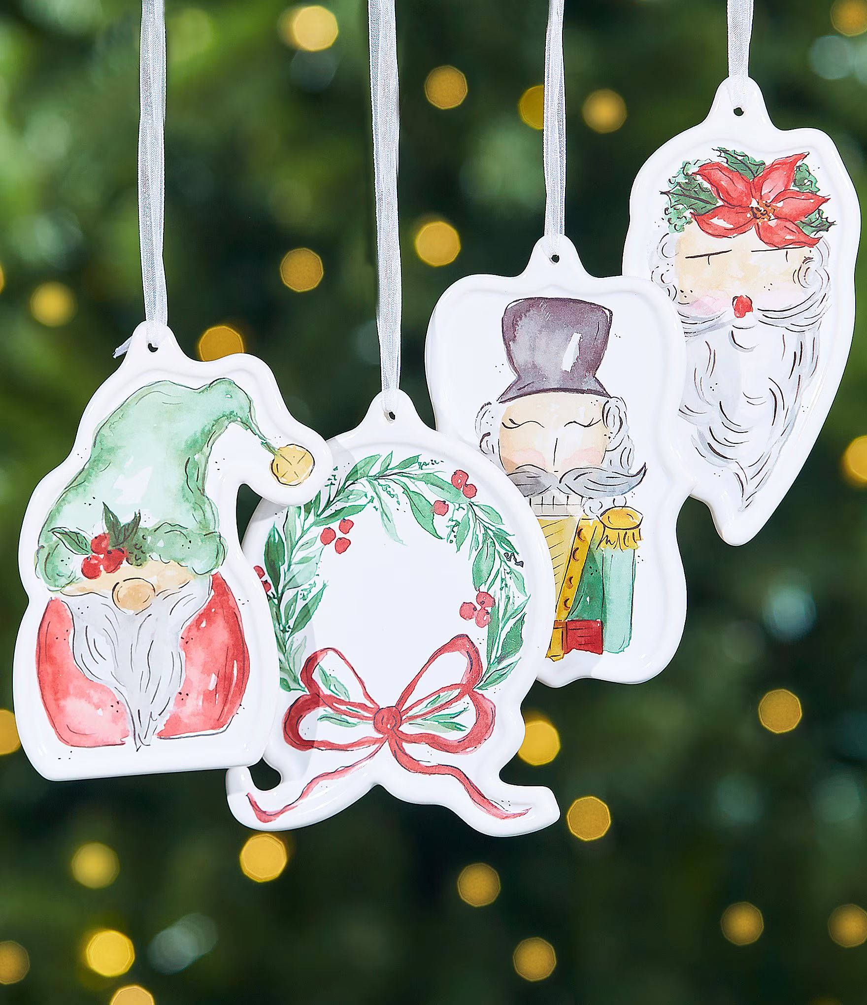 Baking Spirits Bright Collection Christmas Classics Ornaments 4-Piece Set | Dillard's