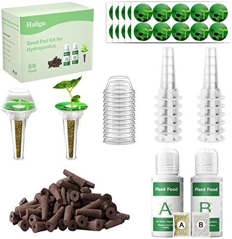 128 pcs Seed Pod Kit for Aerogarden, Grow Anything Kit for Hydroponics, Hydroponics Supplies with... | Amazon (US)