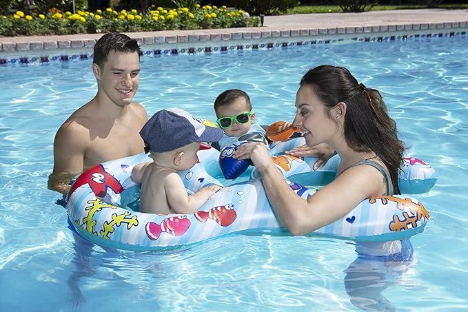 Poolmaster Mommy & US Swimming Pool Baby Rider, 2 Child Multicolor | Amazon (US)