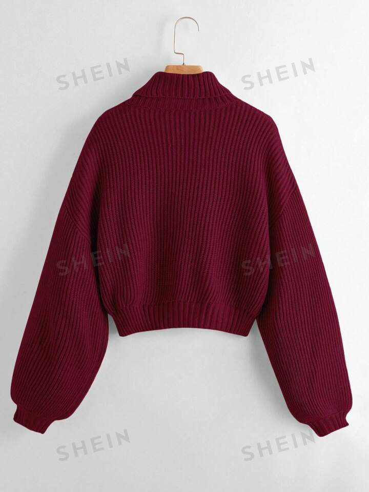 ROMWE Kawaii Rollkragen Langarm Pullover, Schule | aktuelle Trends, günstig kaufen | SHEIN Deuts... | SHEIN