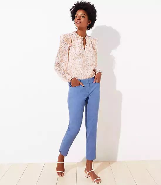 Chambray Riviera Pants in Marisa Fit | LOFT