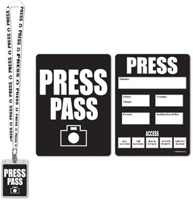 Beistle 57879 Press Party Pass, 25-Inch | Amazon (US)