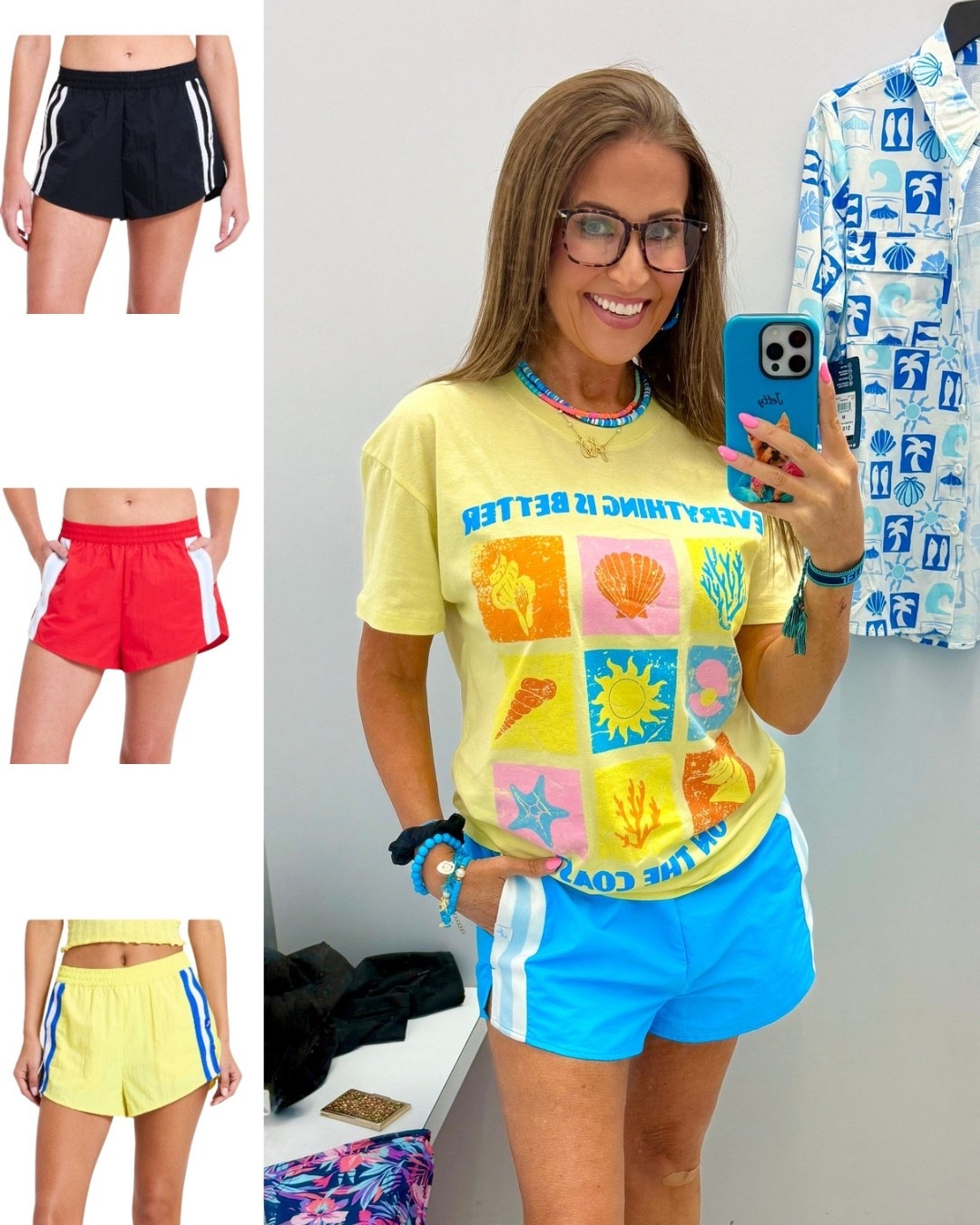 Shorts are on sale. I just ordered the yellow! The red would be cute for 4th of July too and black, of course, goes with everything! I got a ton of compliments when I wore these!

#LTKootd #LTKSaleAlert #LTKSeasonal