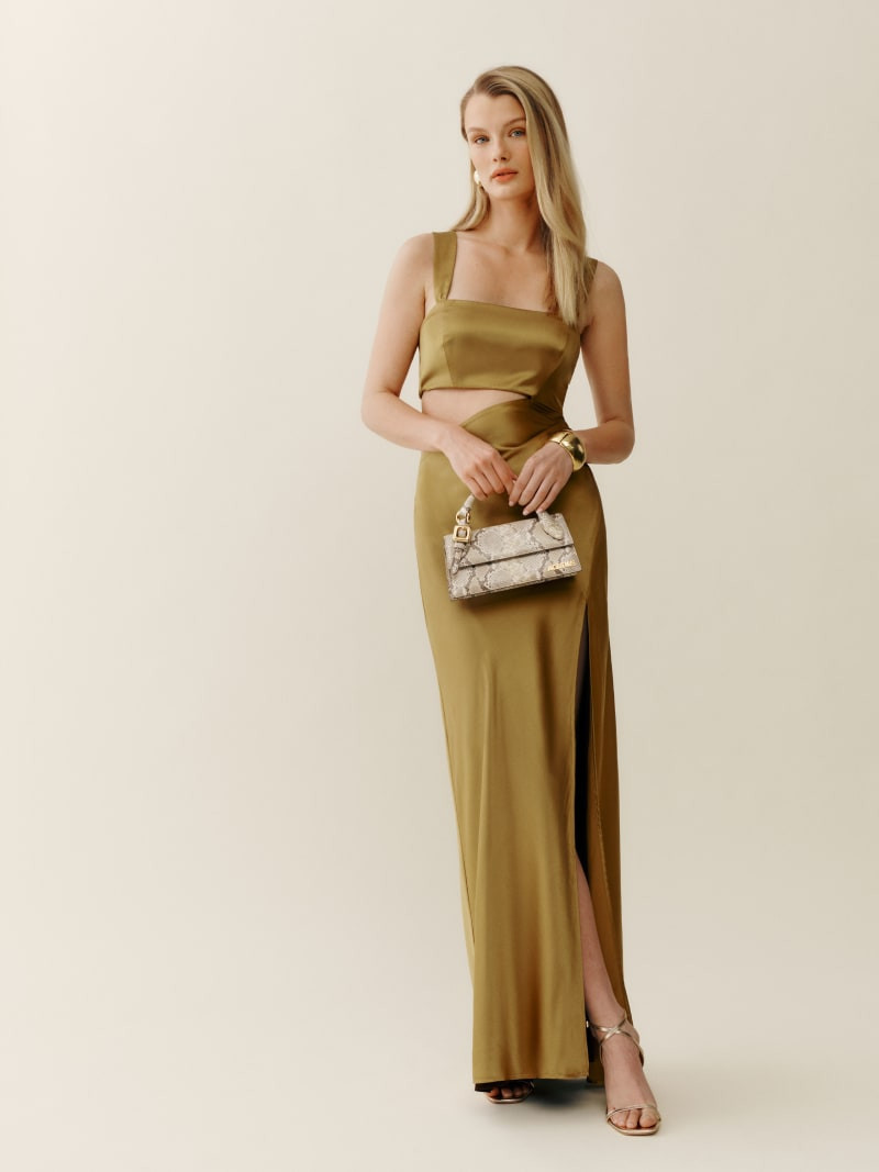 Jaylin Silk Dress | Reformation (Global)