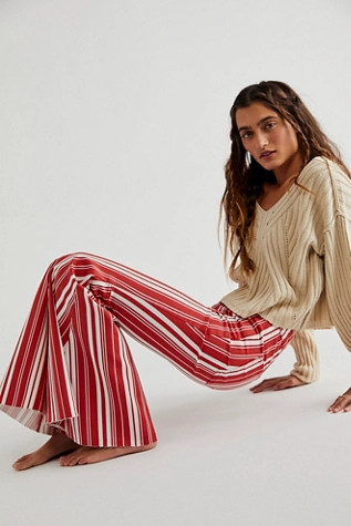 Just Float On Printed Flare Jeans | Free People (Global - UK&FR Excluded)